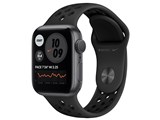 Apple Watch Nike Series 6 GPS���f�� 40mm M00X3J/A [�A���X���T�C�g/�u���b�NNike�X�|�[�c�o���h] ���i�摜
