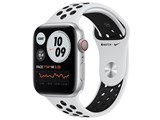 Apple Watch Nike Series 6 GPS+Cellular���f�� 44mm M09W3J/A [�s���A�v���`�i��/�u���b�NNike�X�|�[�c�o���h] ���i�摜