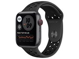 Apple Watch Nike Series 6 GPS+Cellular���f�� 44mm M09Y3J/A [�A���X���T�C�g/�u���b�NNike�X�|�[�c�o���h] ���i�摜