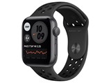Apple Watch Nike SE GPS���f�� 44mm MYYK2J/A [�A���X���T�C�g/�u���b�NNike�X�|�[�c�o���h]