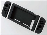 NINTENDO SWITCH�p�R�ۃV���R���J�o�[ GM-NS20ASCBK [�u���b�N] ���i�摜