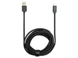 PS5�p USB�X�g�����O�P�[�u�� ANS-PSV011BK [3m �u���b�N]