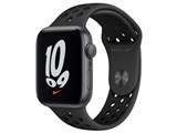 Apple Watch Nike SE GPS���f�� 44mm MKQ83J/A [�A���X���T�C�g/�u���b�NNike�X�|�[�c�o���h] ���i�摜