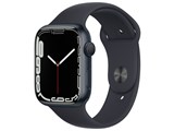 Apple Watch Series 7 GPSモデル 45mm MKN53J/A [ミッドナイトスポーツバンド] 製品画像