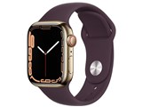 Apple Watch Series 7 GPS+Cellular���f�� 41mm MKHY3J/A [�S�[���h�X�e�����X�X�`�[���P�[�X/�_�[�N�`�F���[�X�|�[�c�o���h] ���i�摜