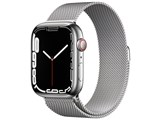 Apple Watch Series 7 GPS+Cellular���f�� 45mm MKJW3J/A [�V���o�[�~���l�[�[���[�v]