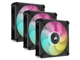 iCUE ML120 RGB ELITE with iCUE Lighting Node CORE Triple Pack CO-9050113-WW [�u���b�N] ���i�摜