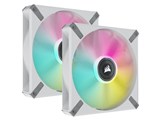 iCUE ML140 RGB ELITE with iCUE Lighting Node CORE Dual Pack CO-9050119-WW [�z���C�g] ���i�摜