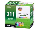 INK-B211B-4P [�u���U�[�p LC211-4PK 4�F�p�b�N] ���i�摜