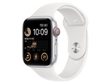 Apple Watch SE ��2���� GPS+Cellular���f�� 44mm MNQ23J/A [�V���o�[/�z���C�g�X�|�[�c�o���h] ���i�摜