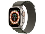 Apple Watch Ultra GPS+Cellularモデル 49mm MQFP3J/A [グリーンアルパインループ L]