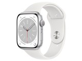 Apple Watch Series 8 GPS���f�� 45mm MP6N3J/A [�V���o�[/�z���C�g�X�|�[�c�o���h] ���i�摜