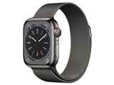 Apple Watch Series 8 GPS+Cellular���f�� 41mm MNJM3J/A [�O���t�@�C�g�X�e�����X�X�`�[���P�[�X/�O���t�@�C�g�~���l�[�[���[�v] ���i�摜