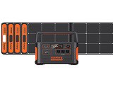Jackery Solar Generator �|�[�^�u���d�� 1500+SolarSaga 100×4 ���i�摜