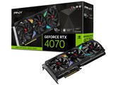 GeForce RTX 4070 12GB XLR8 �Q�[�~���O VERTO EPIC-X RGB �g���v���t�@�� VCG407012TFXXPB1 [PCIExp 12GB] ���i�摜