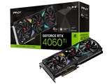 GeForce RTX 4060 Ti 8GB XLR8 �Q�[�~���O VERTO EPIC-X RGB �g���v���t�@�� VCG4060T8TFXXPB1 [PCIExp 8GB] ���i�摜