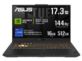 TUF Gaming F17 FX707VU4 FX707VU4-I9R4050 [���J�O���[] ���i�摜