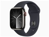 Apple Watch Series 9 GPS+Cellular���f�� 41mm MRJ93J/A [�O���t�@�C�g�X�e�����X�X�`�[���P�[�X/�~�b�h�i�C�g�X�|�[�c�o���h M/L] ���i�摜