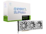 GeForce RTX 4070 Ti GAMING X SLIM WHITE 12G [PCIExp 12GB] 製品画像