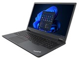 ThinkPad P16v Gen 1 AMD Ryzen 5 PRO 7640HS�E16GB�������[�E256GB SSD�E16�^WUXGA�t������ 21FECTO1WW [�T���_�[�u���b�N] ���i�摜