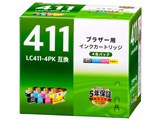 INK-B411-4P [�u���U�[�p LC411-4PK 4�F�p�b�N] ���i�摜