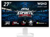 MSI WQHD RAPID IPS 27インチモニター MSI、27型RAPID IPSパネル搭載のホワイトゲーミングモニターを