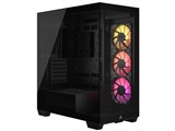 iCUE LINK 3500X RGB Tempered Glass CC-9011280-WW [�u���b�N] ���i�摜