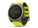 fenix 8 Sapphire Dual Power 51mm 010-02907-51 [Ti/Amp Yellow] ���i�摜