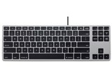 Matias RGB Backlit Wired Aluminum Tenkeyless keyboard for Mac FK308LB [Space Gray]