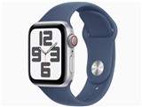 Apple Watch SE ��2���� GPS+Cellular���f�� 40mm MXGG3J/A [�V���o�[�E�f�j���X�|�[�c�o���h M/L] ���i�摜
