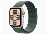 Apple Watch SE ��2���� GPS+Cellular���f�� 44mm MXGV3J/A [�X�^�[���C�g�E���C�N�O���[���X�|�[�c���[�v] ���i�摜