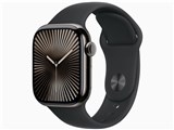 Apple Watch Series 10 GPS+Cellular���f�� 42mm MWXH3J/A [�X���[�g�`�^�j�E���P�[�X�E�u���b�N�X�|�[�c�o���h M/L] ���i�摜