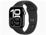 Apple Watch Series 10 GPS���f�� 46mm MWWP3J/A [�W�F�b�g�u���b�N�E�u���b�N�X�|�[�c�o���h S/M] ���i�摜