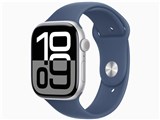 Apple Watch Series 10 GPS���f�� 46mm MWWM3J/A [�V���o�[�E�f�j���X�|�[�c�o���h M/L] ���i�摜