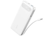 Power Bank (20000mAh 87W Built-In USB-C �P�[�u��) A1383N21 [�z���C�g] ���i�摜