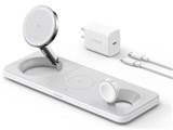 MagGo Wireless Charging Station (3-in-1 Pad) B25M1N21 [�z���C�g] ���i�摜