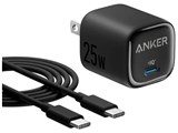 Anker Charger (25W) with USB-C & USB-C �P�[�u�� B2656111 [�u���b�N] ���i�摜