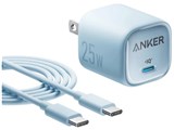 Anker Charger (25W) with USB-C & USB-C �P�[�u�� B2656131 [�u���[] ���i�摜