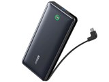 Nano Power Bank (20000mAh 30W Built-In USB-C �P�[�u��) A1387N11 [�u���b�N] ���i�摜