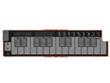 FOLDABLE MIDI KEYBOARD nanoKEY Fold LO [Lava Orange] ���i�摜