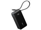 Power Bank (10000mAh Fusion Built-In ���C�g�j���O�P�[�u��) A1637112 [�u���b�N] ���i�摜