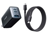 PowerPort III 3-Port 65W Pod with USB-C & USB-C �P�[�u�� B2667N12 [�u���b�N] ���i�摜