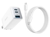 PowerPort III 3-Port 65W Pod with USB-C & USB-C �P�[�u�� B2667N22 [�z���C�g] ���i�摜