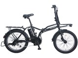 電動アシスト自転車 折りたたみ ブラック PELTECH、折りたたみ対応の20型電動アシスト自転車「X-Adventure
