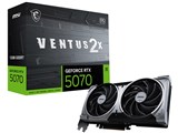 GeForce RTX 5070 12G VENTUS 2X OC/NV [PCIExp 12GB] ���i�摜