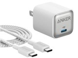 Anker Nano Charger (35W) with USB-C & USB-C �P�[�u�� B2339N21 [�z���C�g] ���i�摜