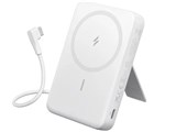 Zolo Power Bank (10000mAh MagGo Built-In USB-C�P�[�u��) A1685N21 [�z���C�g] ���i�摜