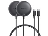 Anker Zolo Wireless Charger (Magnetic�APad) 2�Z�b�g B25M2511 [�u���b�N] ���i�摜