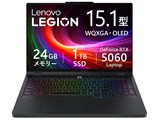 Legion 5i Gen 10 Core i7 14700HX�ERTX 5060�E24GB�������[�E1TB SSD�E15.1�^WQXGA�EOLED���� 83LY006SJP [�G�N���v�X�u���b�N] ���i�摜