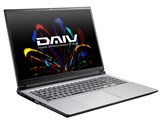 DAIV Core i7 13650HX�ERTX 4050�E32GB�������E500GB NVMe Gen4 SSD�E16�^WQXGA 240Hz�t������ ���i.com���胂�f�� R6-I7G50SR-A R6I7G50SRACCW101DECKK [�V���o�[] ���i�摜